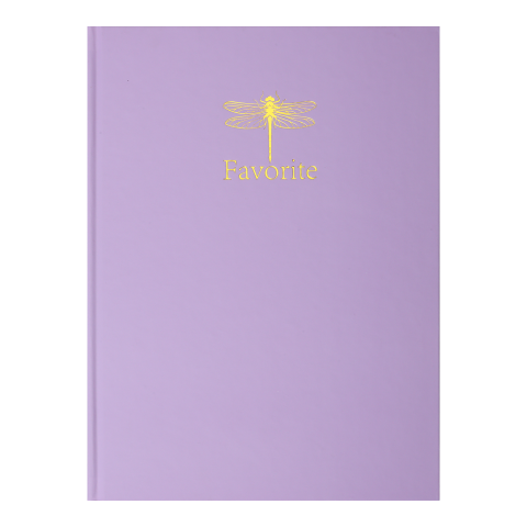 Книга канцелярська FAVOURITE, PASTEL, А4, 96 арк., клітинка, офсет, тверда ламінована обкладинка, бузкова, BM.2400-426 BUROMAX